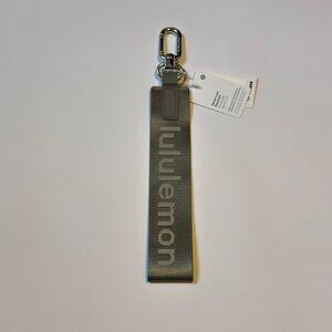 NWT Lululemon Never Lost Keychain Grey Sage/White Opal